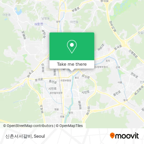 신촌서서갈비 map