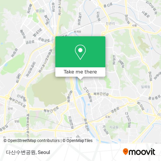 다산수변공원 map