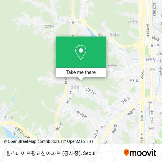 힐스테이트광교산아파트 (공사중) map