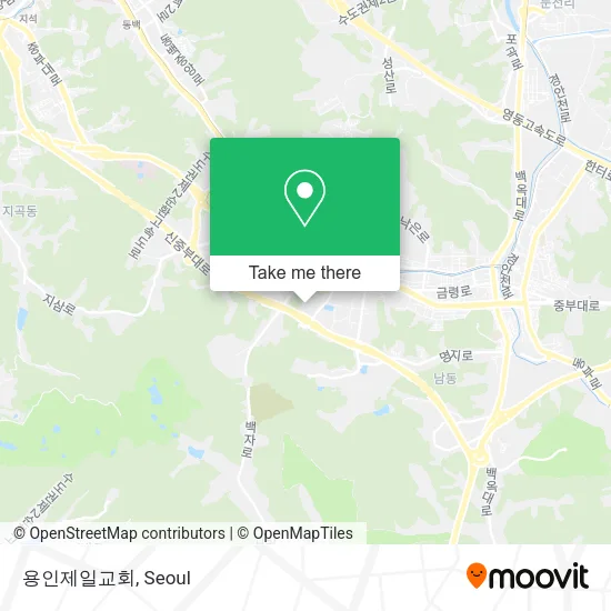 용인제일교회 map