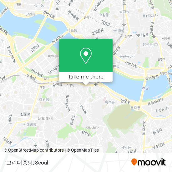 그린대중탕 map