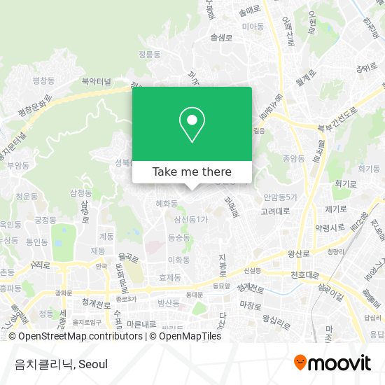 음치클리닉 map