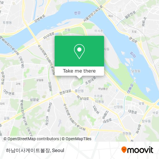 하남미사게이트볼장 map