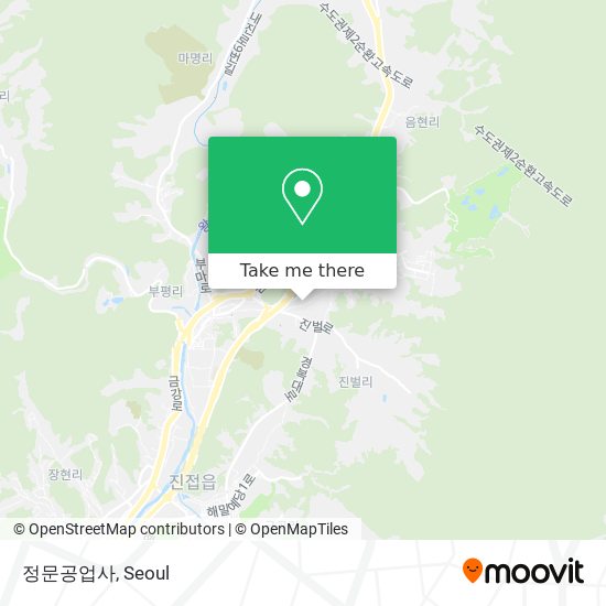 정문공업사 map