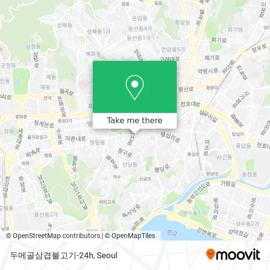 두메골삼겹불고기-24h map