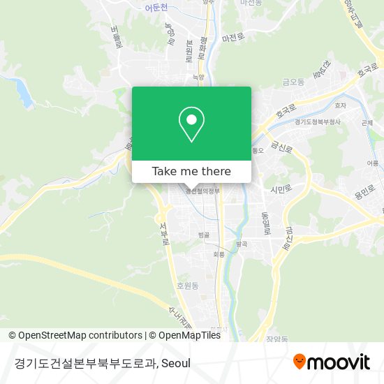 경기도건설본부북부도로과 map
