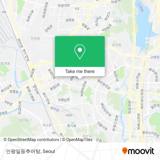 인평일등추어탕 map