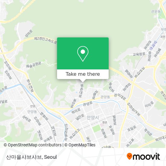 산마을샤브샤브 map