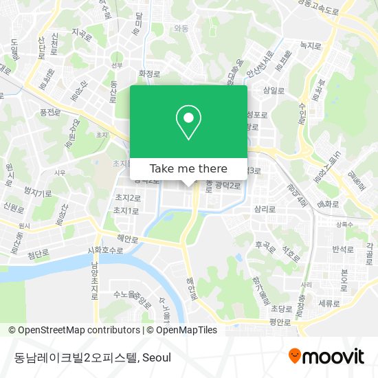 동남레이크빌2오피스텔 map