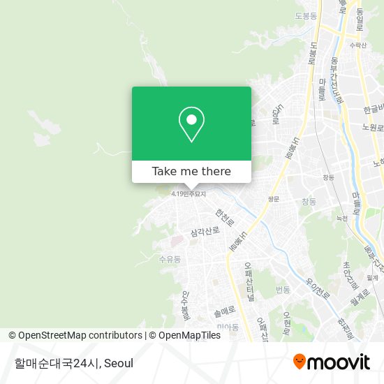할매순대국24시 map