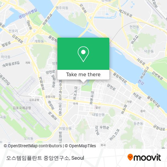 오스템임플란트 중앙연구소 map