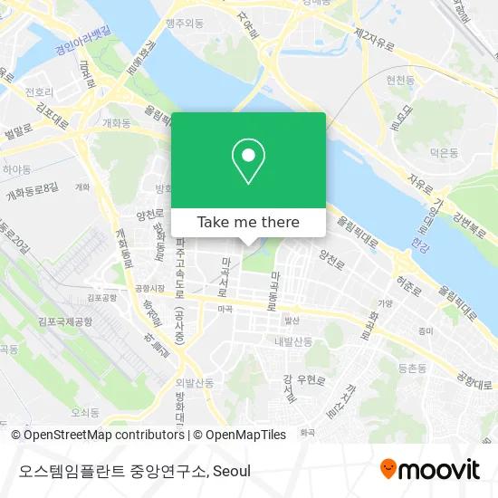 오스템임플란트 중앙연구소 map