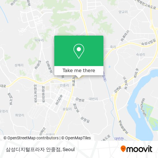 삼성디지털프라자 안중점 map