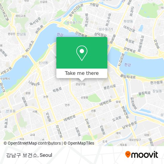 강남구 보건소 map