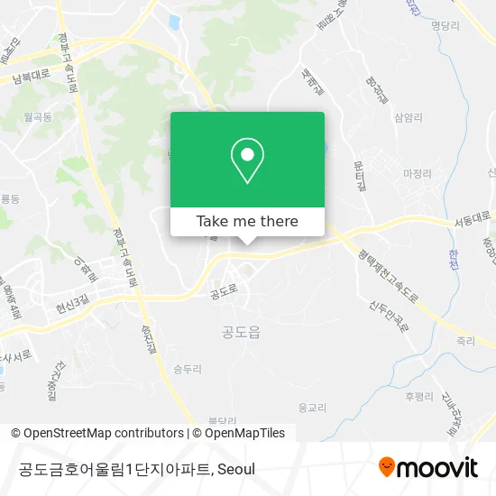 공도금호어울림1단지아파트 map