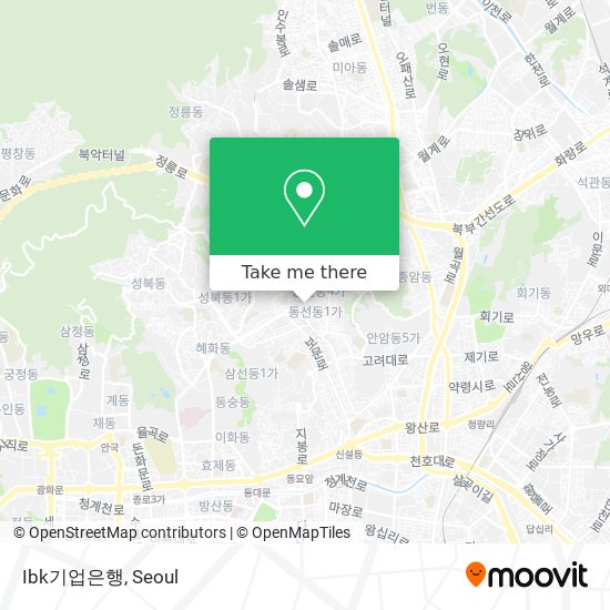 Ibk기업은행 map