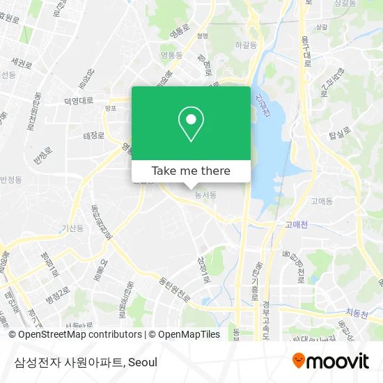 삼성전자 사원아파트 map