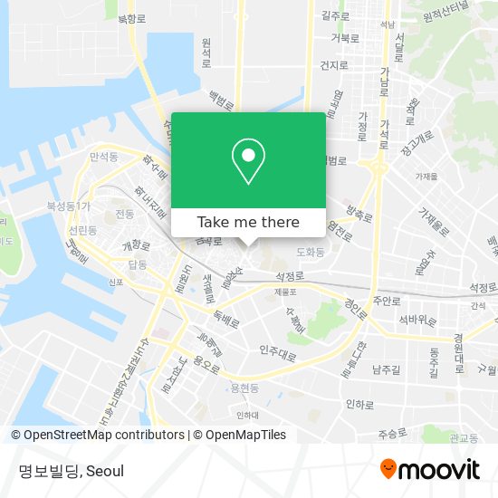 명보빌딩 map