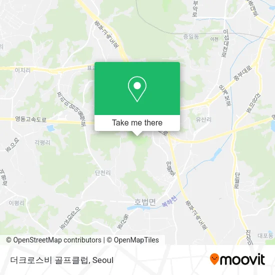 더크로스비 골프클럽 map