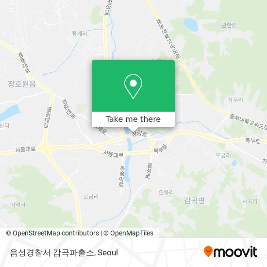 음성경찰서 감곡파출소 map