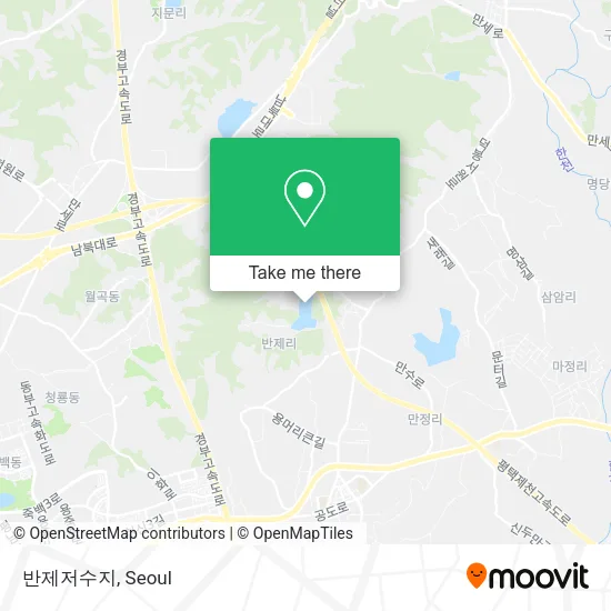 반제저수지 map