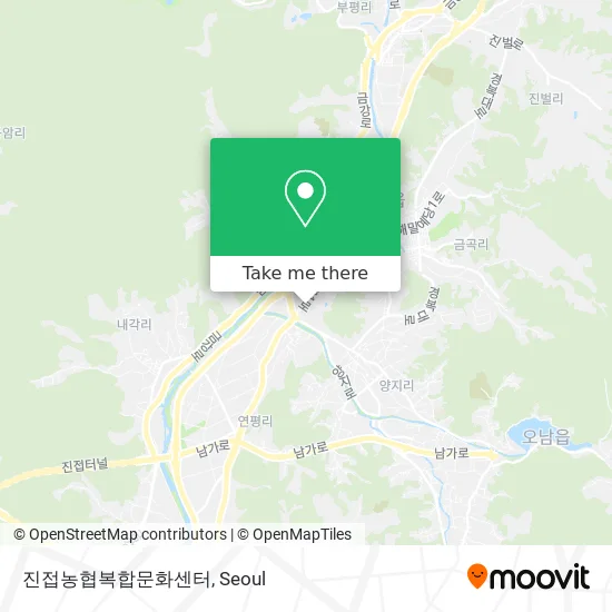 진접농협복합문화센터 map