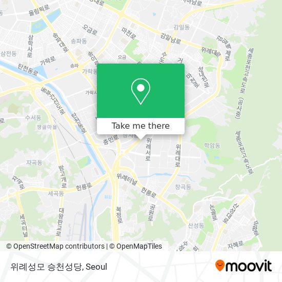 위례성모 승천성당 map