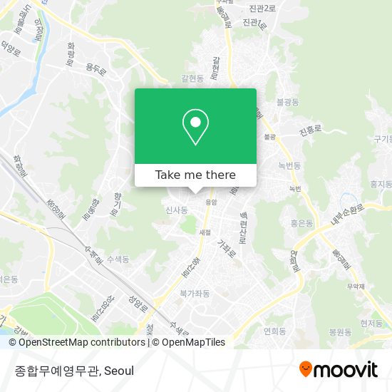 종합무예영무관 map