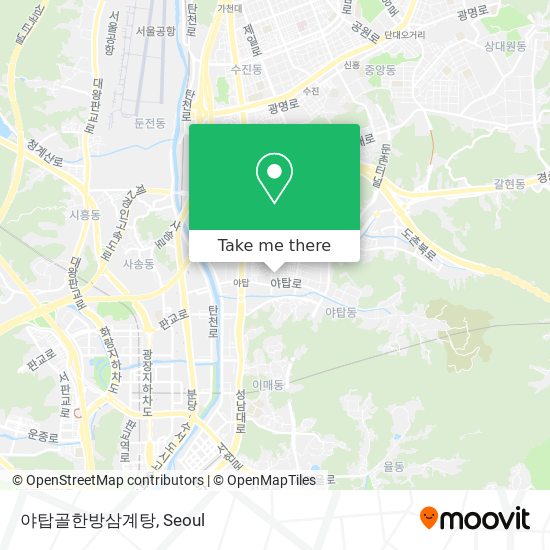 야탑골한방삼계탕 map