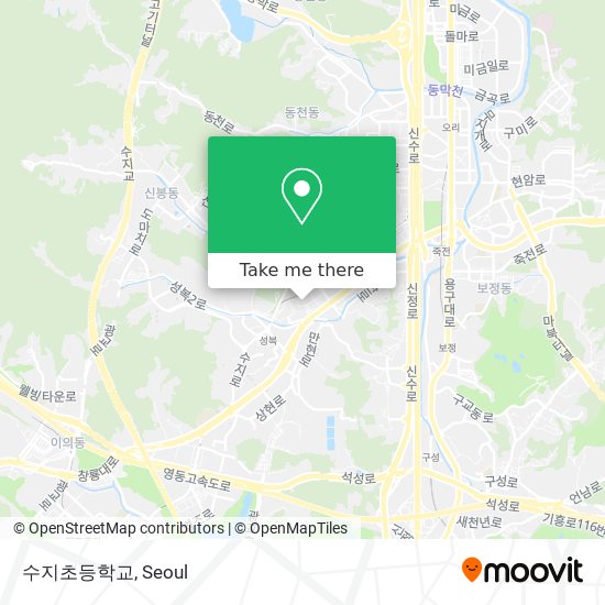 수지초등학교 map