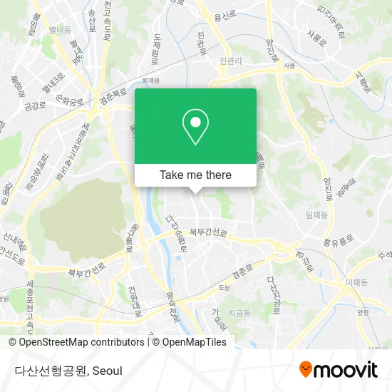 다산선형공원 map
