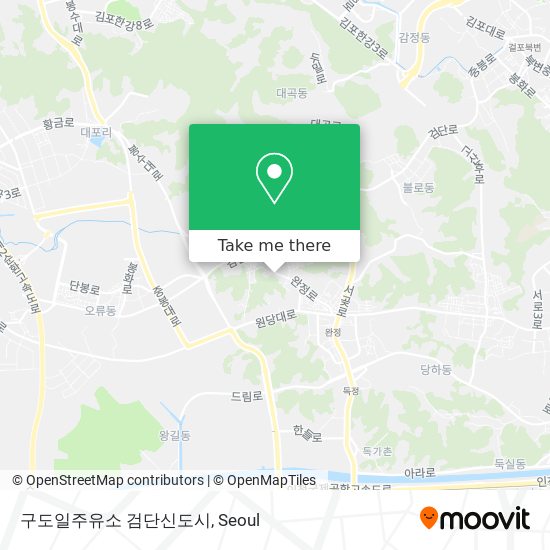 구도일주유소 검단신도시 map