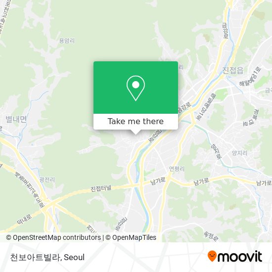 천보아트빌라 map