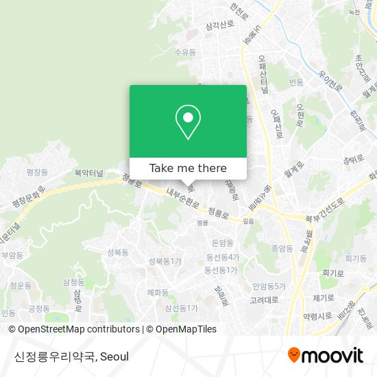 신정릉우리약국 map