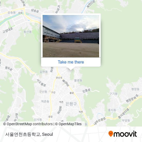 서울연천초등학교 map