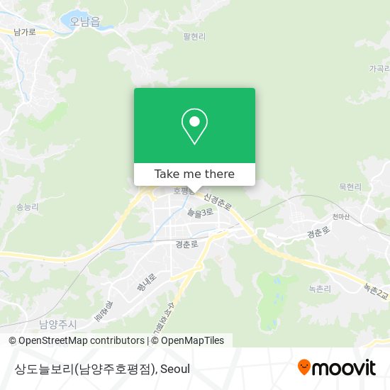 상도늘보리(남양주호평점) map