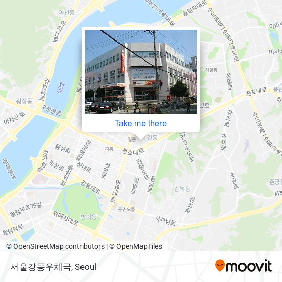 서울강동우체국 map