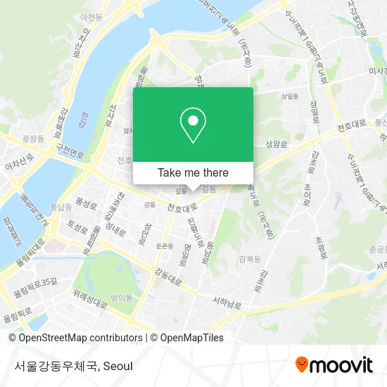 서울강동우체국 map