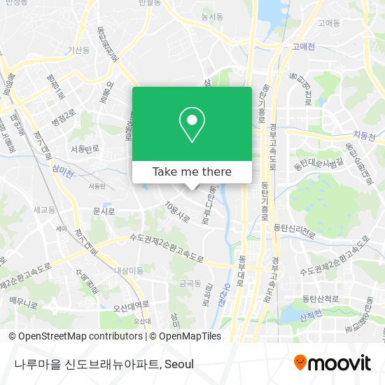 나루마을 신도브래뉴아파트 map