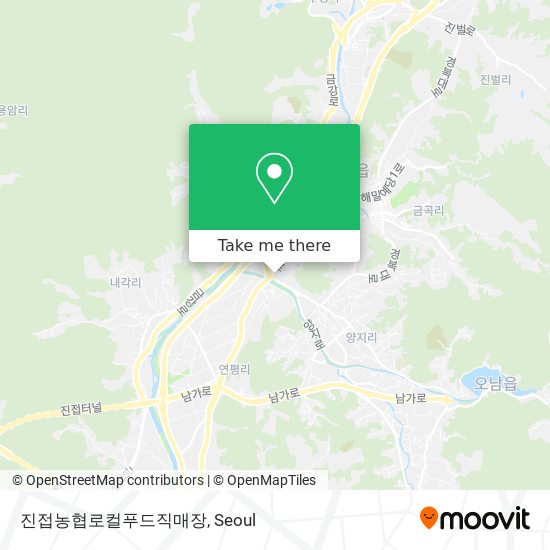 진접농협로컬푸드직매장 map
