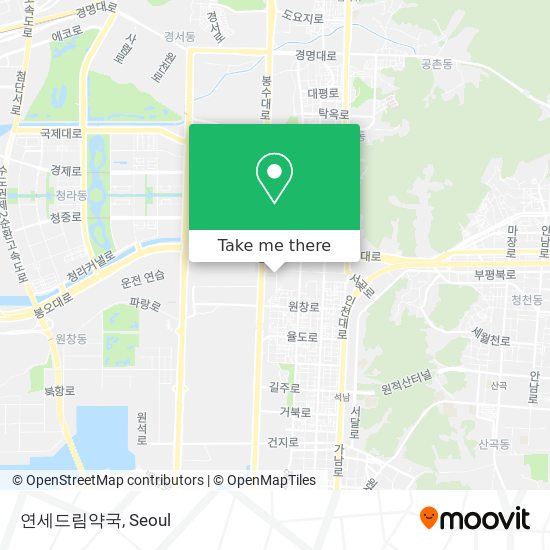 연세드림약국 map