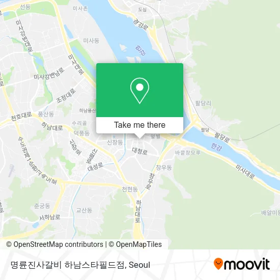 명륜진사갈비 하남스타필드점 map