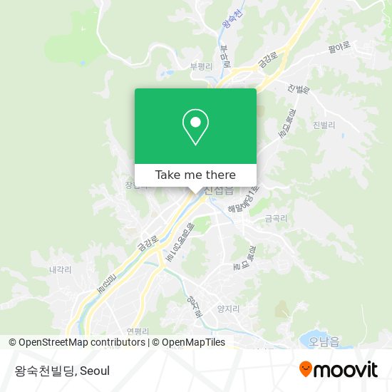 왕숙천빌딩 map