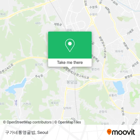 구가네통영굴밥 map