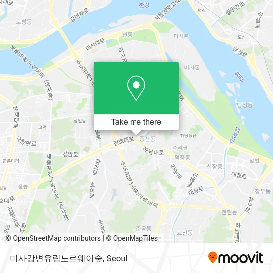 미사강변유림노르웨이숲 map