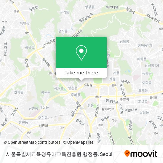 서울특별시교육청유아교육진흥원 행정동 map