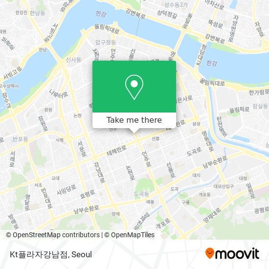 Kt플라자강남점 map