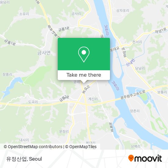 유정산업 map