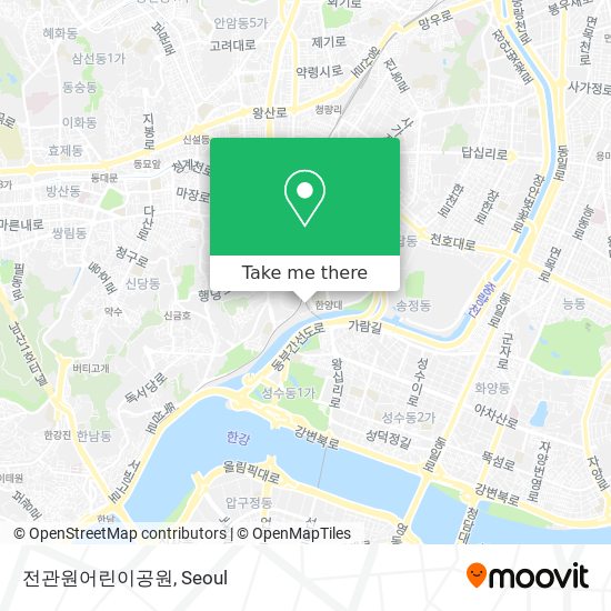 전관원어린이공원 map