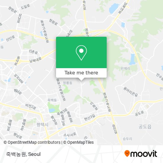 죽백농원 map